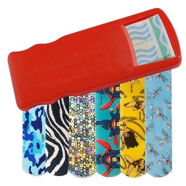 Bandage dispenser available in multiple product colors that comes with five... from ASI 52840 Evans Manufacturing