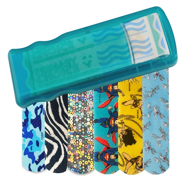 Bandage dispenser available in multiple product colors that comes with five... from ASI 52840 Evans Manufacturing