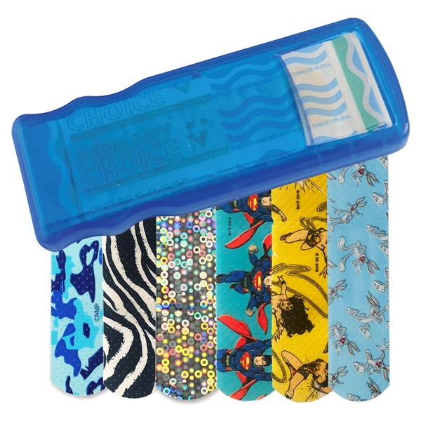 Bandage dispenser available in multiple product colors that comes with five... from ASI 52840 Evans Manufacturing