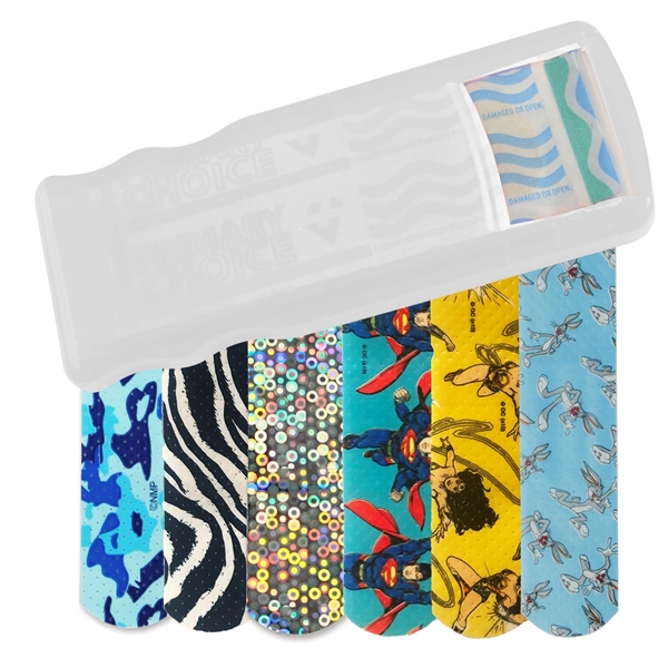 Bandage dispenser available in multiple product colors that comes with five... from ASI 52840 Evans Manufacturing