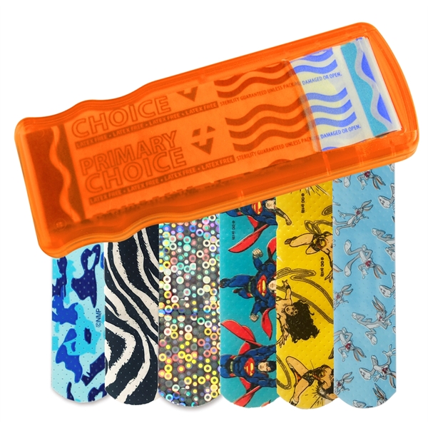 Bandage dispenser available in multiple product colors that comes with five... from ASI 52840 Evans Manufacturing