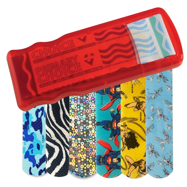 Bandage dispenser available in multiple product colors that comes with five... from ASI 52840 Evans Manufacturing