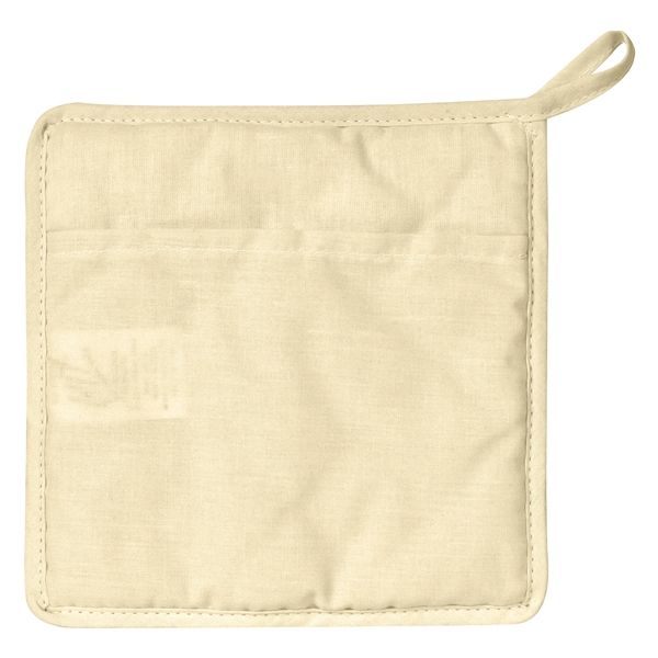 Quilted cotton canvas pot holder with large imprint area.... from ASI 61125 Hit Promotional Products / Hit®