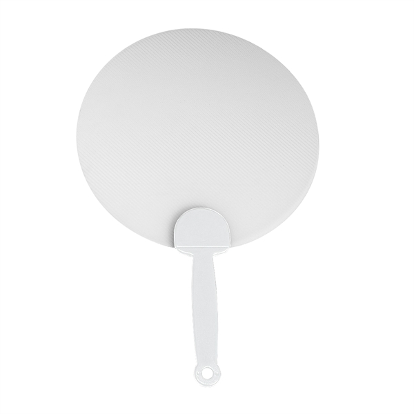 Plastic hand fan with large imprint area.... from ASI 61125 Hit Promotional Products / Hit®