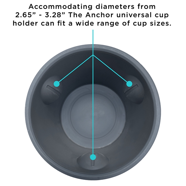 Hard to tip - easy to lift. A universal cup holder... from ASI 90503 TD Fischer