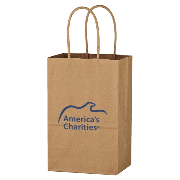 5 1/4" x 8 1/4" shopping bag made from Kraft paper.... from ASI 61125 Hit Promotional Products / Hit®