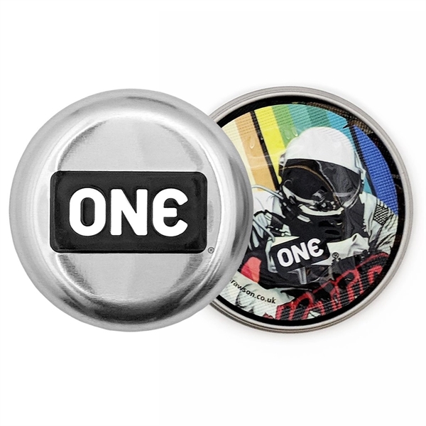 Custom condom tin that perfectly fits ONE® Condoms.... from ASI 47929 Custom Condoms