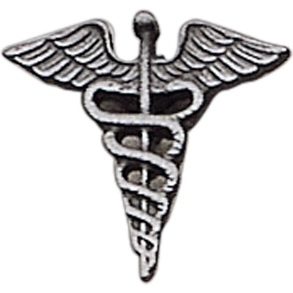 Caduceus lapel pin with military clutch.... from ASI 68760 Marken Industries / Marken