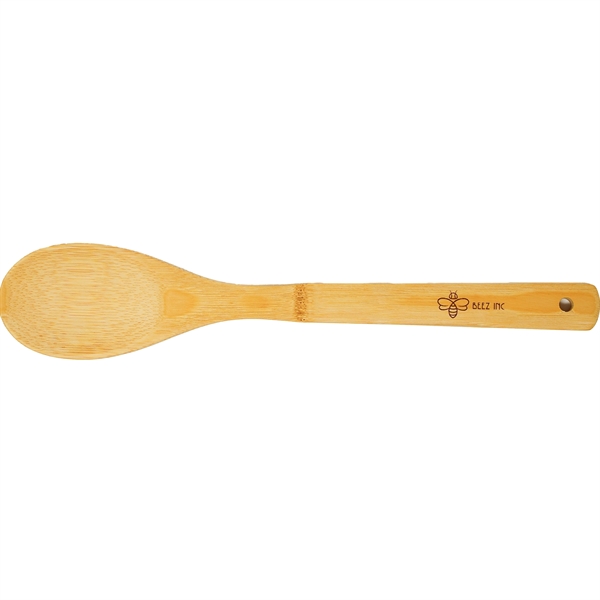 A high-quality bamboo spoon won't leach chemicals, or impart strange flavors... from ASI 61966 HPG / Beacon Promotions