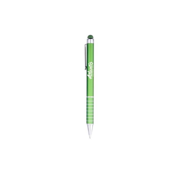 5" x 0.44" aluminum twist-action ballpoint stylus pen.... from ASI 37218 Athena Promo (tm)