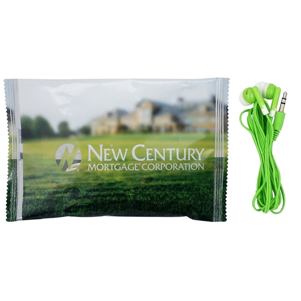 WRAPPED UP EAR BUD SET... from ASI 30208 A P Specialties / AP Specialties