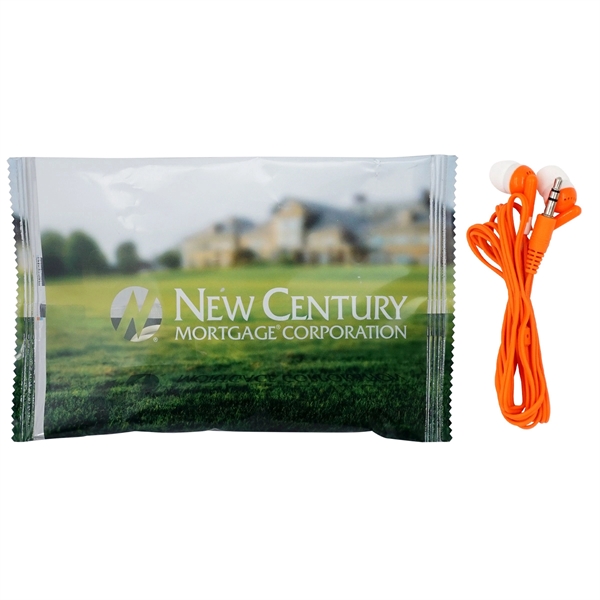 WRAPPED UP EAR BUD SET... from ASI 30208 A P Specialties / AP Specialties