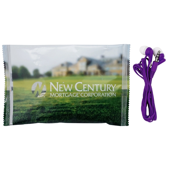 WRAPPED UP EAR BUD SET... from ASI 30208 A P Specialties / AP Specialties