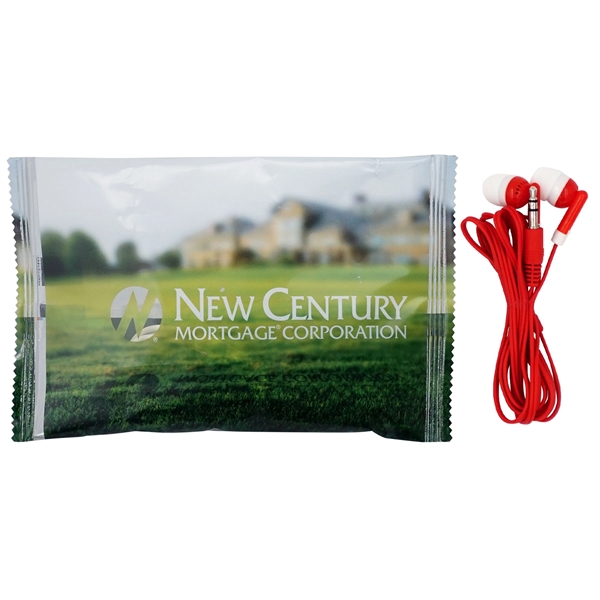 WRAPPED UP EAR BUD SET... from ASI 30208 A P Specialties / AP Specialties