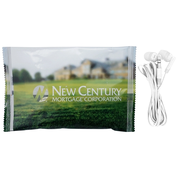 WRAPPED UP EAR BUD SET... from ASI 30208 A P Specialties / AP Specialties