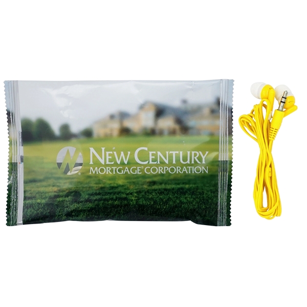 WRAPPED UP EAR BUD SET... from ASI 30208 A P Specialties / AP Specialties