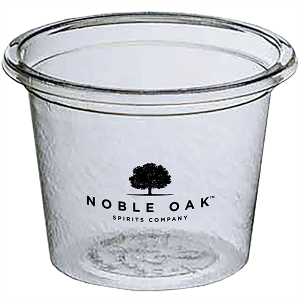 1oz. Eco-friendly Clear Plastic Cup, USA made of PLA blow-molded PLA... from ASI 61952 Howw Mfg Co Inc / Howw USA