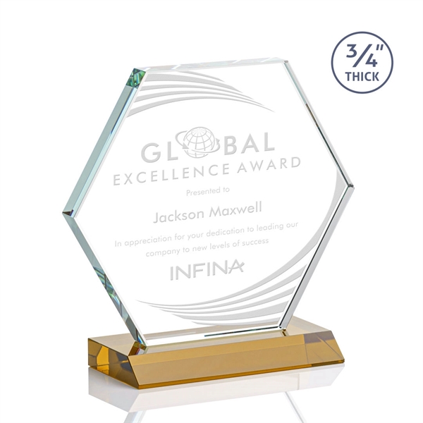 The Pickering Starfire Crystal Award features a brilliant  0.75” thick... from ASI 84592 St Regis Group / St Regis