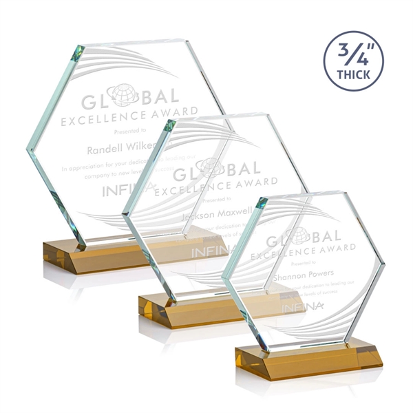 The Pickering Starfire Crystal Award features a brilliant  0.75” thick... from ASI 84592 St Regis Group / St Regis
