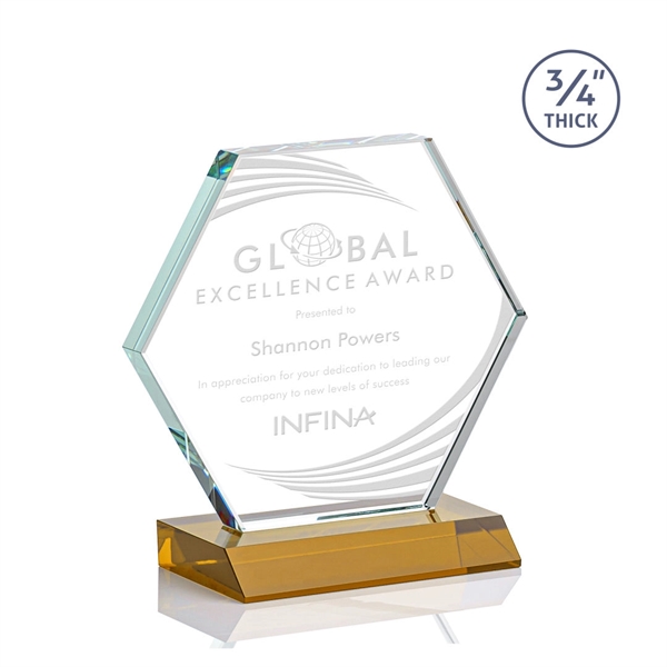 The Pickering Starfire Crystal Award features a brilliant  0.75” thick... from ASI 84592 St Regis Group / St Regis