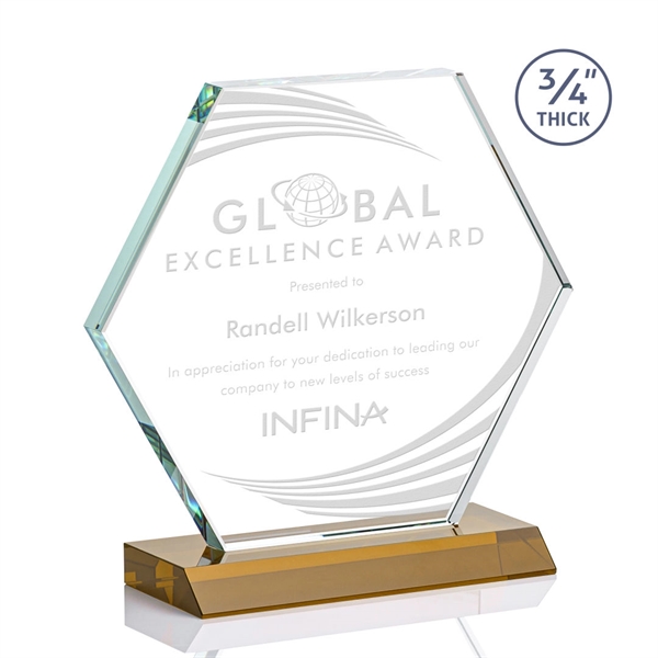 The Pickering Starfire Crystal Award features a brilliant  0.75” thick... from ASI 84592 St Regis Group / St Regis