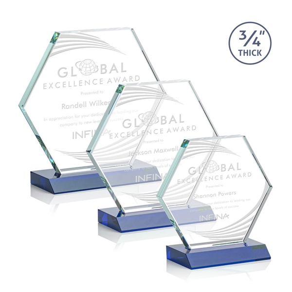 The Pickering Starfire Crystal Award features a brilliant 0.75” thick hexagon... from ASI 84592 St Regis Group / St Regis
