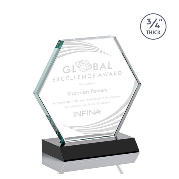 The Pickering Starfire Crystal Award features a brilliant 0.75” thick hexagon... from ASI 84592 St Regis Group / St Regis