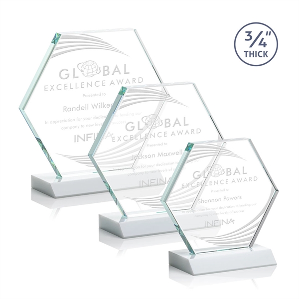 The Pickering Starfire Crystal Award features a brilliant 0.75” thick hexagon... from ASI 84592 St Regis Group / St Regis