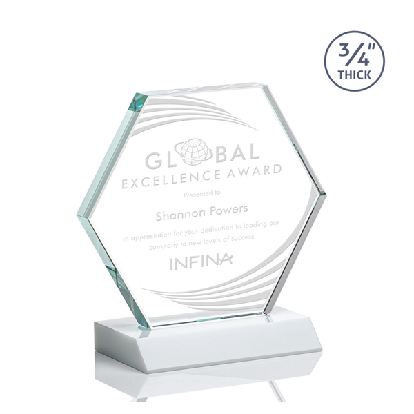 The Pickering Starfire Crystal Award features a brilliant 0.75” thick hexagon... from ASI 84592 St Regis Group / St Regis