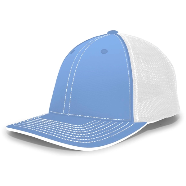The Trucker PacFlex Cap combines M3 performance with a spandex trucker... from ASI 37461 Augusta Sportswear / Pacific Headwear