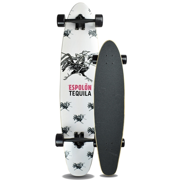 Fully equipped kicktail longboard made from a sturdy Canadian Maple... from ASI 72657 Active Life Promo / Action Sports Promo