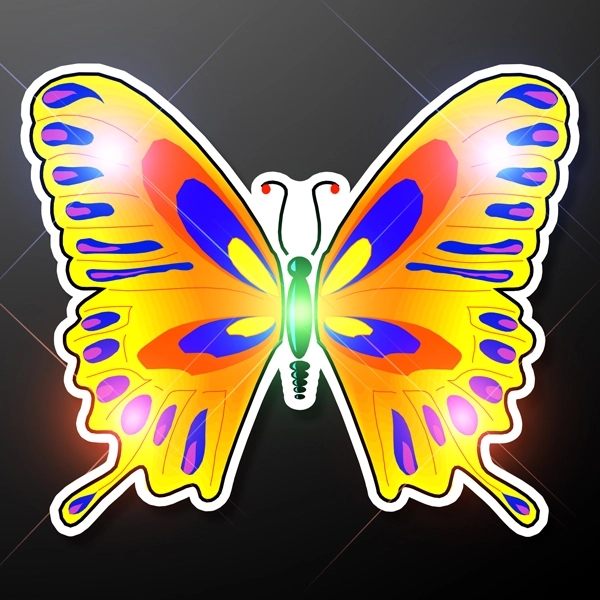 LED butterfly pin is a great party favor for butterfly and... from ASI 34194 ALightPromos / Alight Promotional Products
