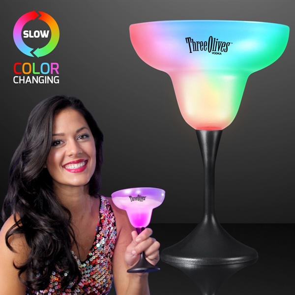 Blank or imprinted. Classy and bright margarita glass with a new... from ASI 34194 ALightPromos / Alight Promotional Products