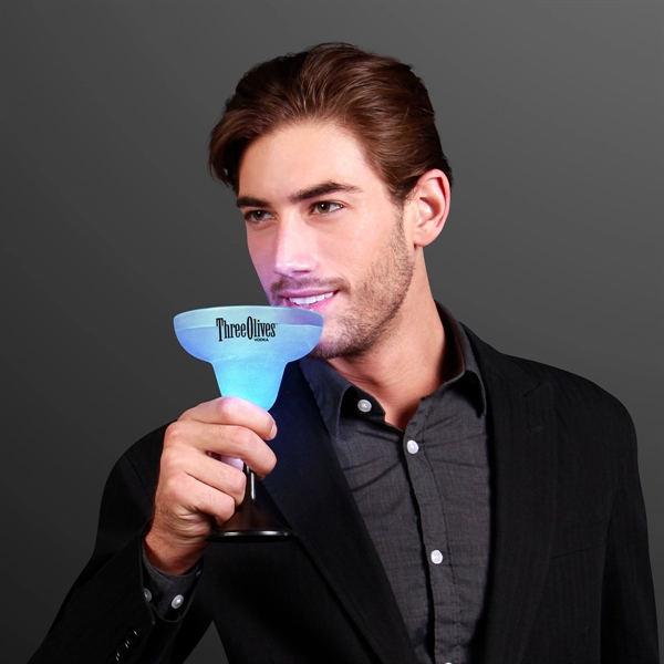 Blank or imprinted. Classy and bright margarita glass with a new... from ASI 34194 ALightPromos / Alight Promotional Products