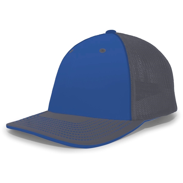 The Trucker PacFlex Cap combines M3 performance with a spandex trucker... from ASI 37461 Augusta Sportswear / Pacific Headwear