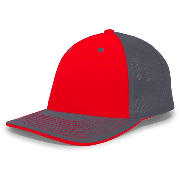 The Trucker PacFlex Cap combines M3 performance with a spandex trucker... from ASI 37461 Augusta Sportswear / Pacific Headwear