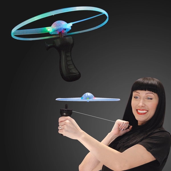 Blank or imprinted. Deluxe high flying LED whirly wheel.... from ASI 34194 ALightPromos / Alight Promotional Products