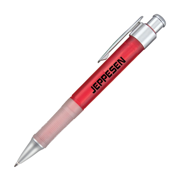 Click action ballpoint pen with frosted jumbo barrel.... from ASI 68190 Lungsal / Lungsal