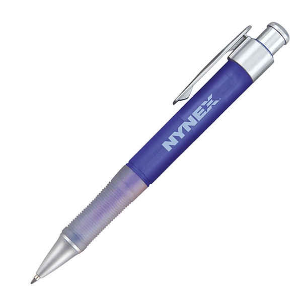 Click action ballpoint pen with frosted jumbo barrel.... from ASI 68190 Lungsal / Lungsal