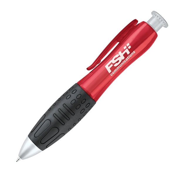 Plunge action mechanism pocket size pen. Stylish translucent color barrel with... from ASI 68190 Lungsal / Lungsal