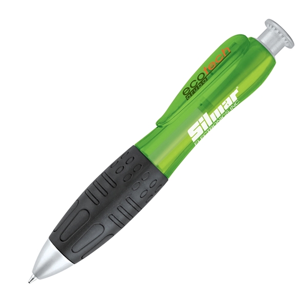 Plunge action mechanism pocket size pen. Stylish translucent color barrel with... from ASI 68190 Lungsal / Lungsal