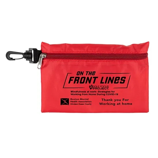 Large zipper pouch with plastic hook.... from ASI 62660 Innovation Line