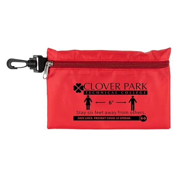 Large zipper pouch with plastic hook.... from ASI 62660 Innovation Line
