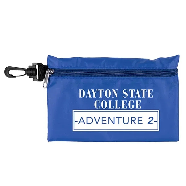 Large zipper pouch with plastic hook.... from ASI 62660 Innovation Line