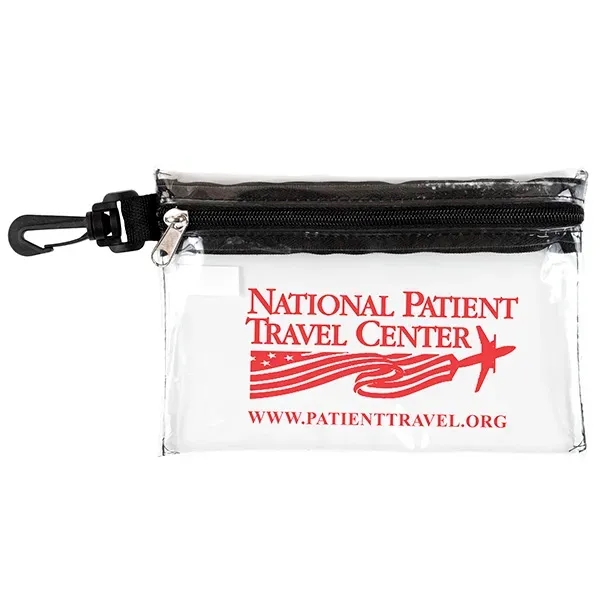 Large zipper pouch with plastic hook.... from ASI 62660 Innovation Line