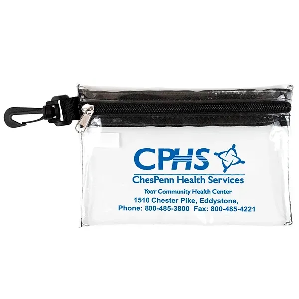 Large zipper pouch with plastic hook.... from ASI 62660 Innovation Line