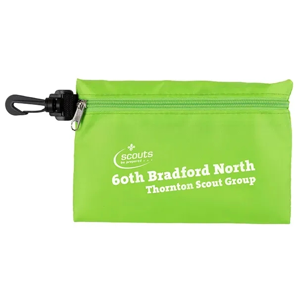Large zipper pouch with plastic hook.... from ASI 62660 Innovation Line