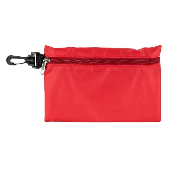 Large zipper pouch with plastic hook.... from ASI 62660 Innovation Line