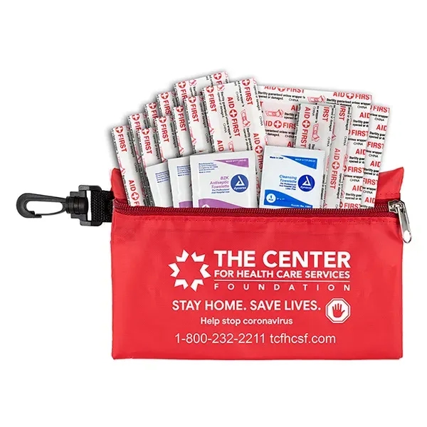 28 piece first aid kit in a zippered pouch... from ASI 62660 Innovation Line