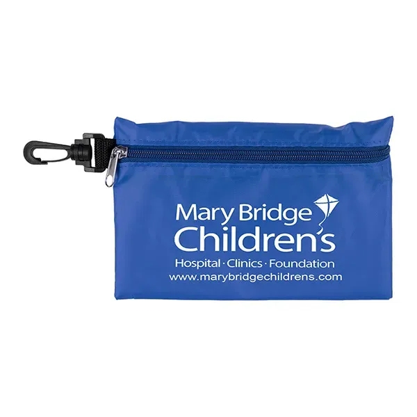 43 piece outdoors and camping kit inside a supersized zipper pouch;... from ASI 62660 Innovation Line